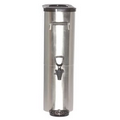 5 Gallon Slim Stainless Steel black Tea Dispenser